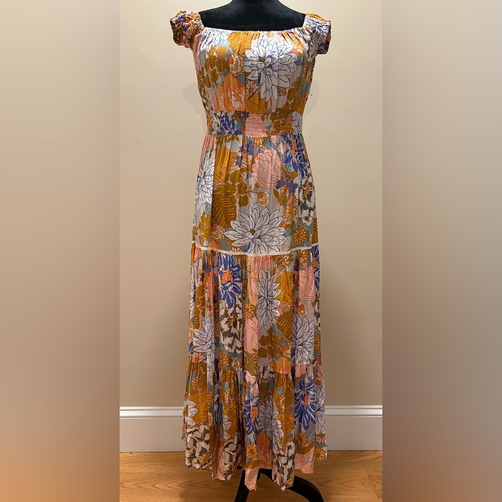 NWT Anthropologie ATL - Floral Maxi MEDIUM